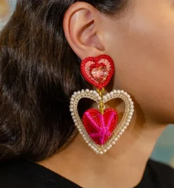 Earrings*Mercedes Salazar 8 of Hearts Earrings