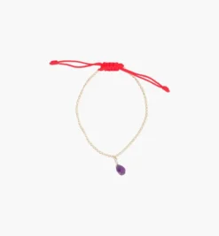 Bracelets*Mercedes Salazar Amethyst Golden Bracelet