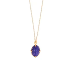 Necklaces*Mercedes Salazar Beetle Blue Stone Necklace