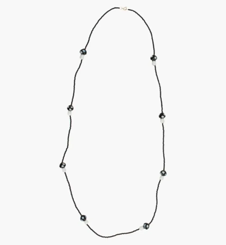 Necklaces*Mercedes Salazar Black Mushroom Necklace