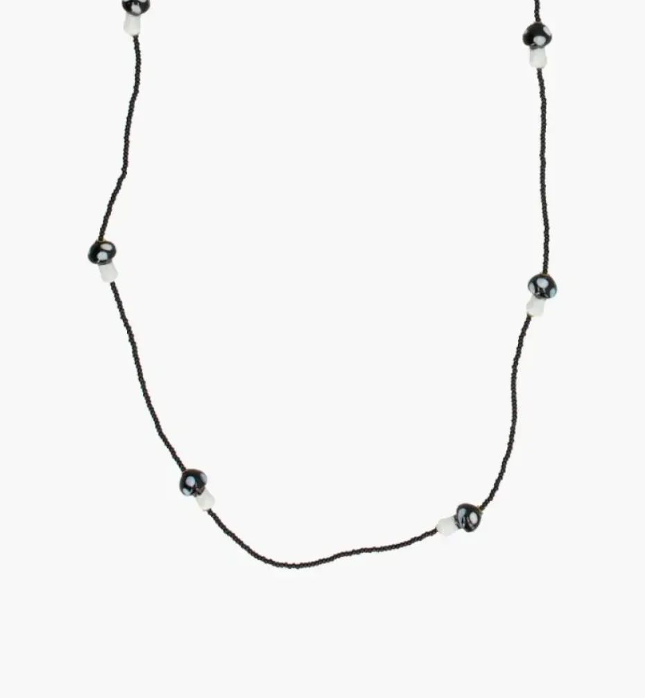 Necklaces*Mercedes Salazar Black Mushroom Necklace