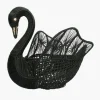 Bread Baskets|Bizatino Collection*Mercedes Salazar Black Swan Basket