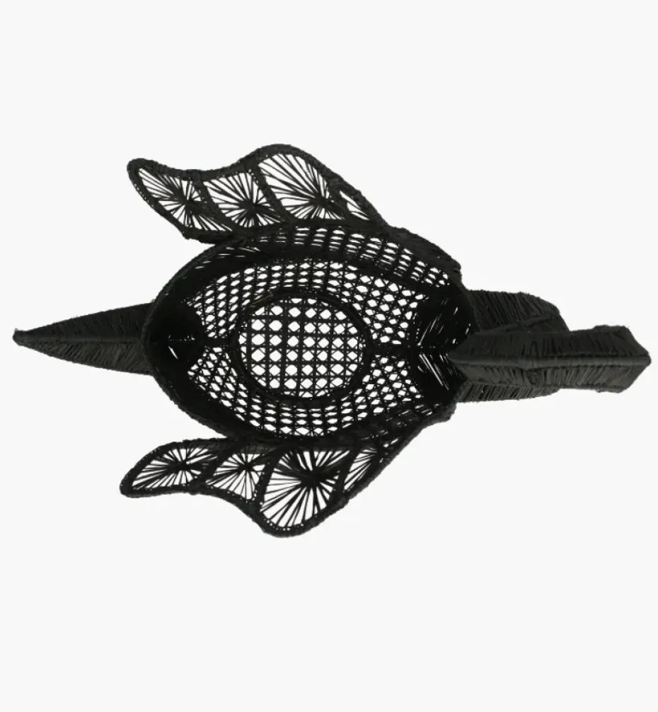 Bread Baskets|Bizatino Collection*Mercedes Salazar Black Swan Basket