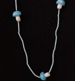 Necklaces*Mercedes Salazar Blue Mushrooms Necklace