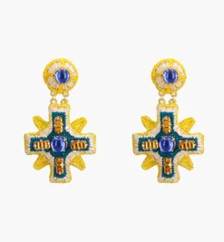 Earrings*Mercedes Salazar Blue Power Earrings