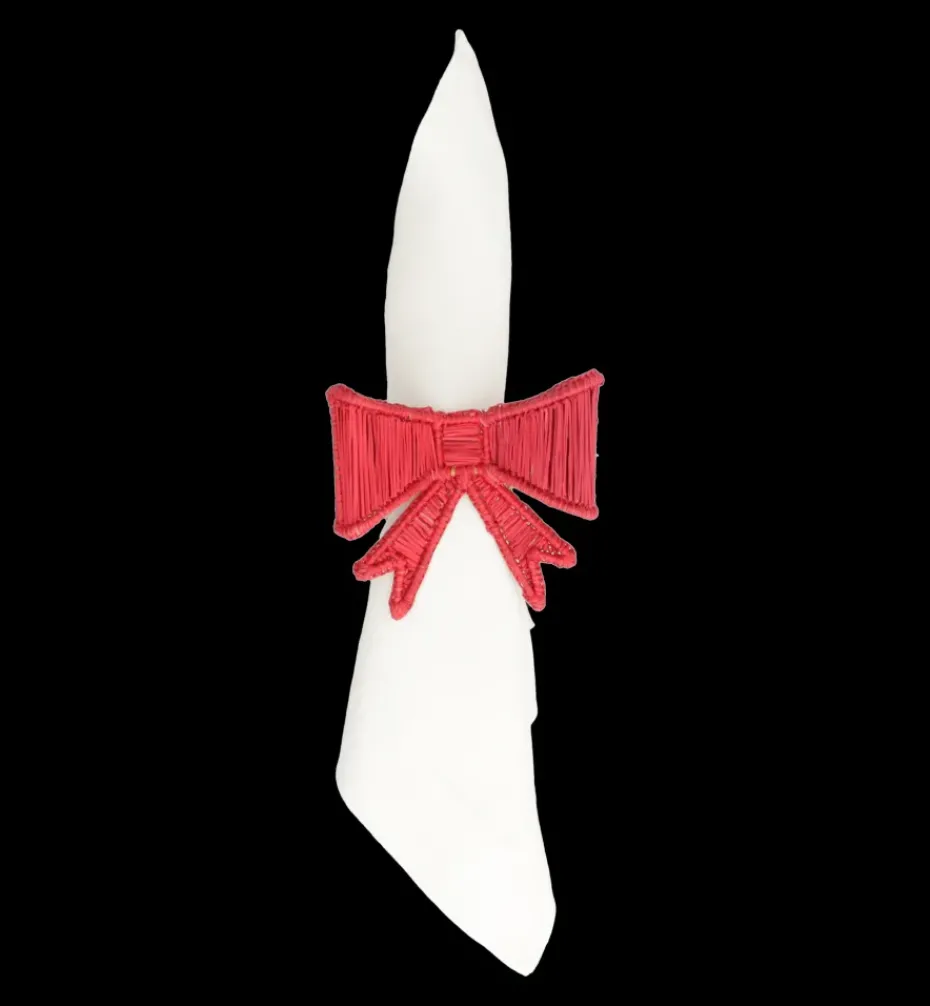 Holiday Collection*Mercedes Salazar Bowtastic Napking Ring Set of 2