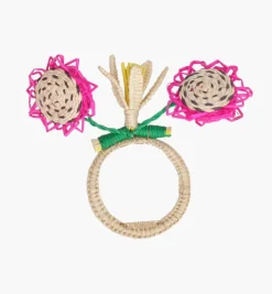 Napkin Rings*Mercedes Salazar Cluster of Pitaya Napkin Ring Set of 2