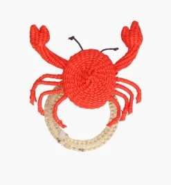 Napkin Rings*Mercedes Salazar Crab Napkin Ring Set of 2