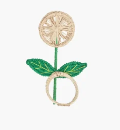 Napkin Rings|Bizatino Collection*Mercedes Salazar El Girasol Napkin Ring Set of 2
