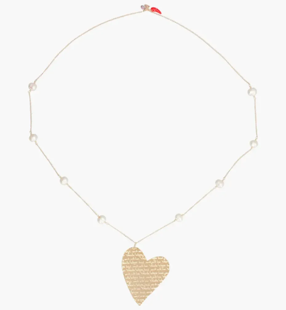 Necklaces*Mercedes Salazar El Mensaje Pearl Necklace