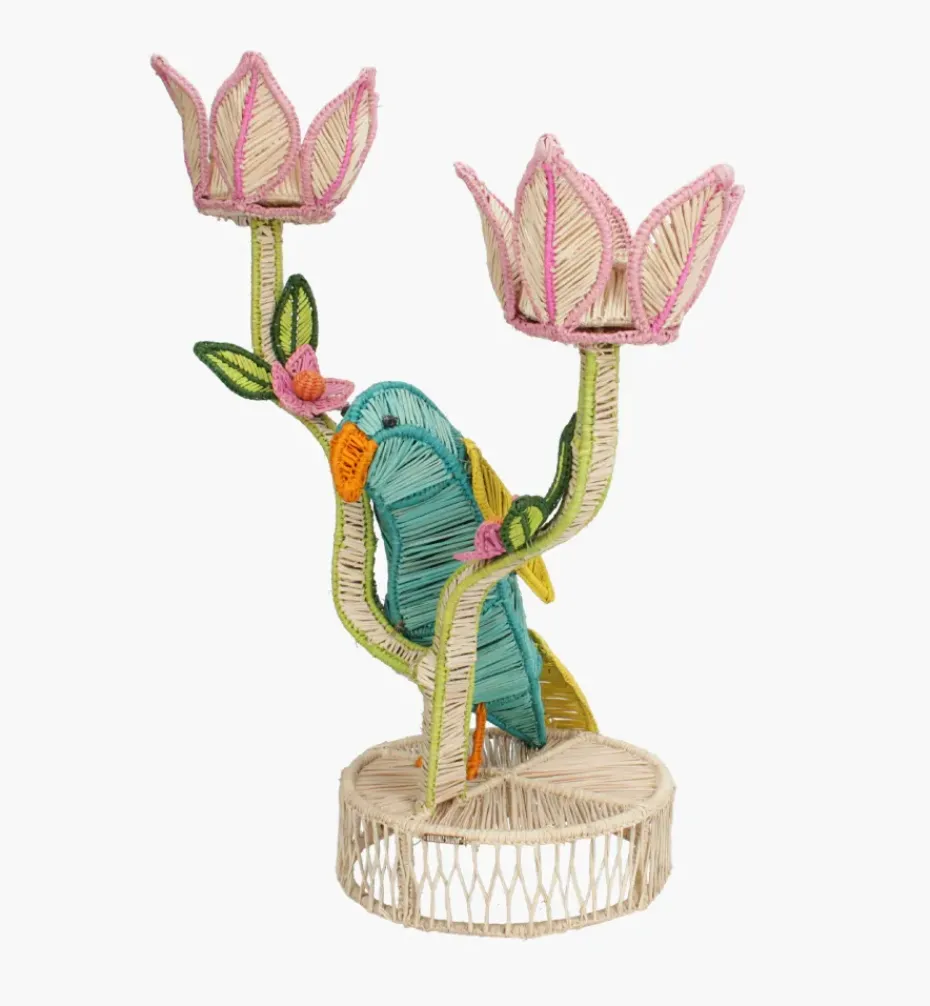 Candle Holders|Bizatino Collection*Mercedes Salazar El Pajaro Candle Holder