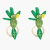 Napkin Rings|Bizatino Collection*Mercedes Salazar El Perico Napkin Ring Set of 2