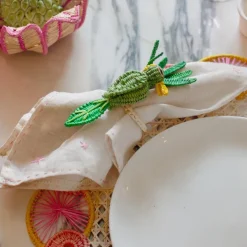 Napkin Rings|Bizatino Collection*Mercedes Salazar El Perico Napkin Ring Set of 2