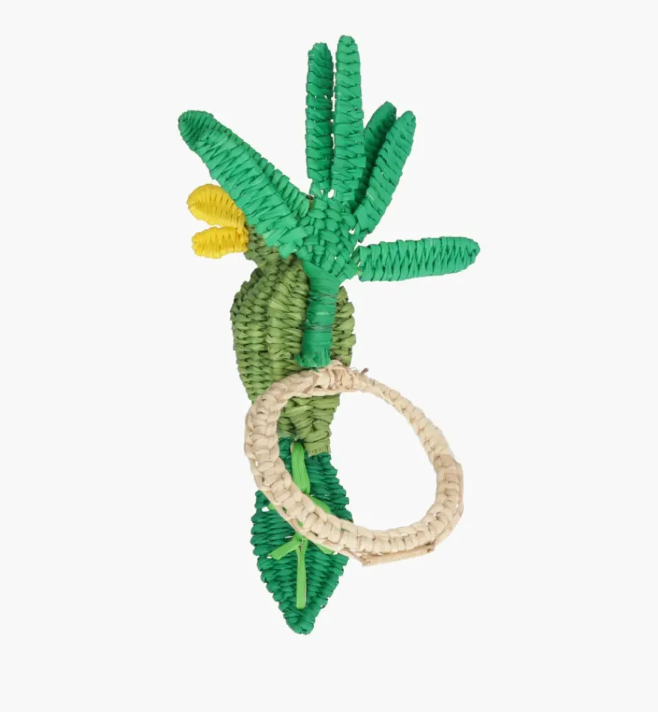 Napkin Rings|Bizatino Collection*Mercedes Salazar El Perico Napkin Ring Set of 2