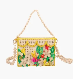 Bags*Mercedes Salazar Flower and Bee Handbag