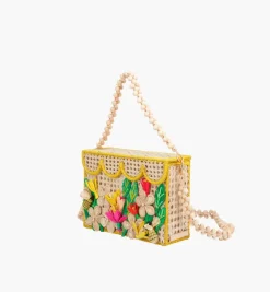 Bags*Mercedes Salazar Flower and Bee Handbag
