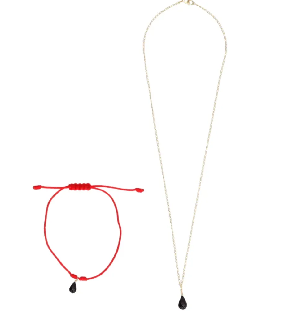Amulets*Mercedes Salazar Garnet set