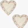 Placemats*Mercedes Salazar Golden Heart Placemats Set of 2