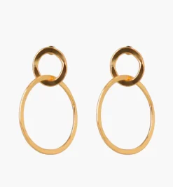 Earrings*Mercedes Salazar Golden Rings Earrings