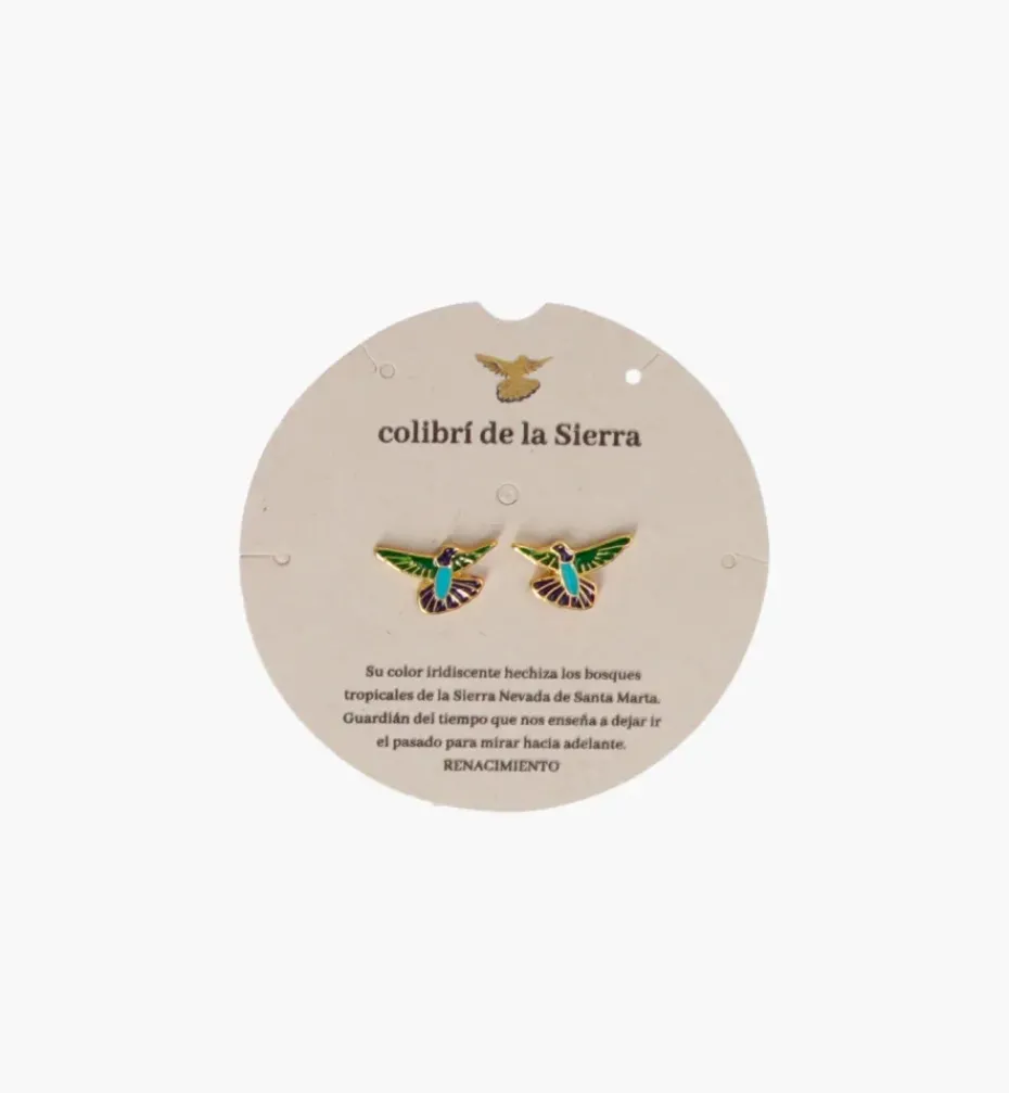 Earrings*Mercedes Salazar Hummingbird Studs