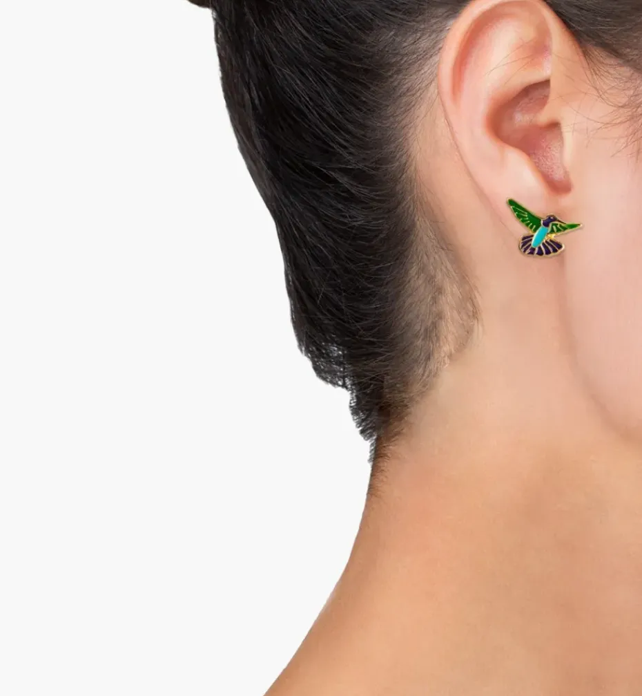 Earrings*Mercedes Salazar Hummingbird Studs