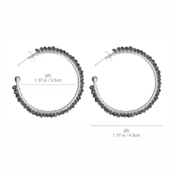 Earrings*Mercedes Salazar Intuition hoop