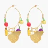 Earrings*Mercedes Salazar Jaguar within Fruits Earrings
