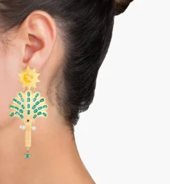 Earrings*Mercedes Salazar La Palmera Earrings