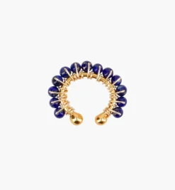 Ear Cuffs|Earrings*Mercedes Salazar Lapis Lazuli Large Ear Cuff