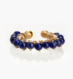 Ear Cuffs|Earrings*Mercedes Salazar Lapis Lazuli Large Ear Cuff