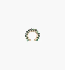 Earrings|Ear Cuffs*Mercedes Salazar Large Emerald Ear Cuff