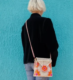 Bags*Mercedes Salazar Leafy Pink Handbag