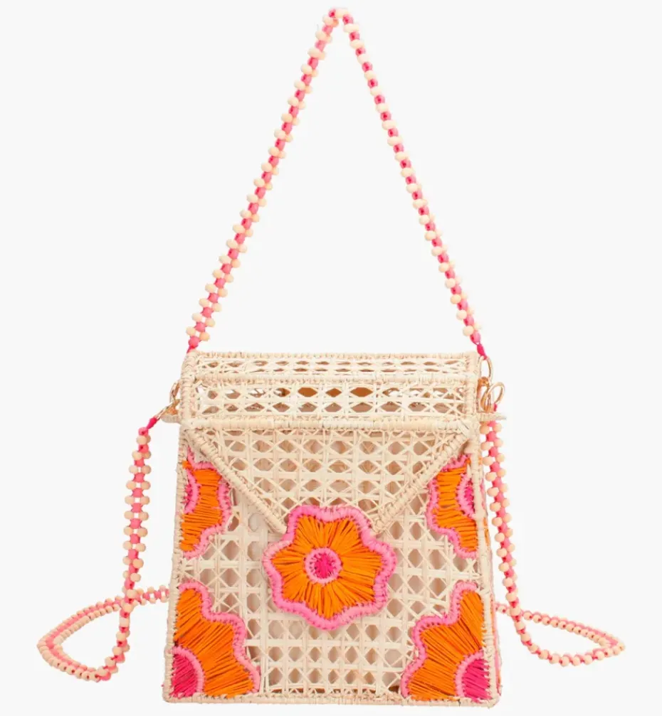 Bags*Mercedes Salazar Leafy Pink Handbag