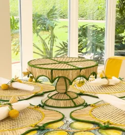 Holiday Collection*Mercedes Salazar Lemon Harvest Cake Stand