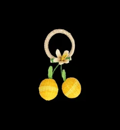 Napkin Rings|Holiday Collection*Mercedes Salazar Lemon Naking Ring Set of 2