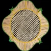 Holiday Collection*Mercedes Salazar Lemonade Placemat Set of 2