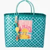 Bags*Mercedes Salazar Medium Aqua Handbag