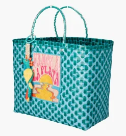 Bags*Mercedes Salazar Medium Aqua Handbag