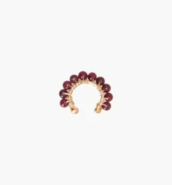 Ear Cuffs*Mercedes Salazar Medium Garnet Ear Cuff