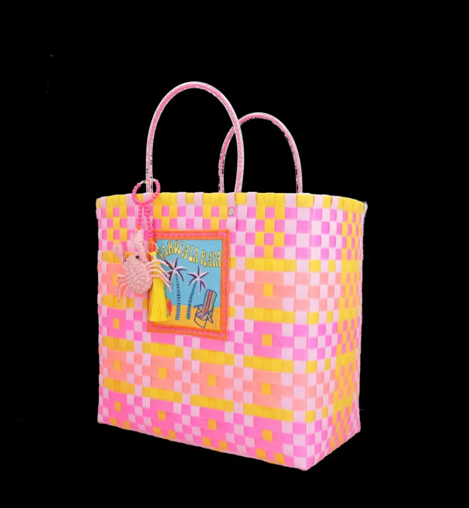 Bags*Mercedes Salazar Medium Vamos a la Playa Handbag