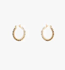 Earrings*Mercedes Salazar Metallic Gold Hoops