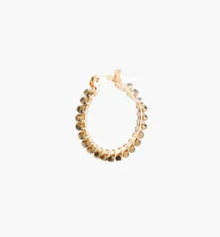 Earrings*Mercedes Salazar Metallic Gold Hoops