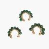 Earrings|Ear Cuffs*Mercedes Salazar Mini Emerald Ear cuffs Set of 3