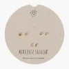 Earrings*Mercedes Salazar Moon, Stars and Heart Studs Set of 3