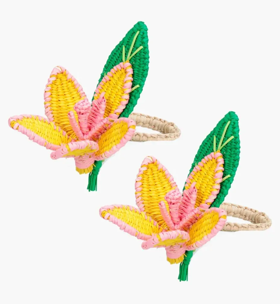 Napkin Rings*Mercedes Salazar Pim Napkin Ring Set of 2
