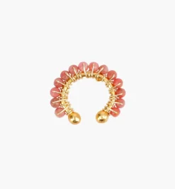 Earrings|Ear Cuffs*Mercedes Salazar Pink Opal Large Ear Cuff