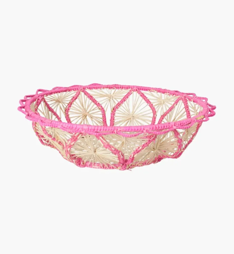 Bread Baskets*Mercedes Salazar Pinky Medium Bread Basket