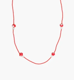 Necklaces*Mercedes Salazar Red Mushroom Necklace