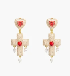Earrings*Mercedes Salazar Red Power Earrings