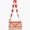 Bags*Mercedes Salazar Red Strap Handbag
